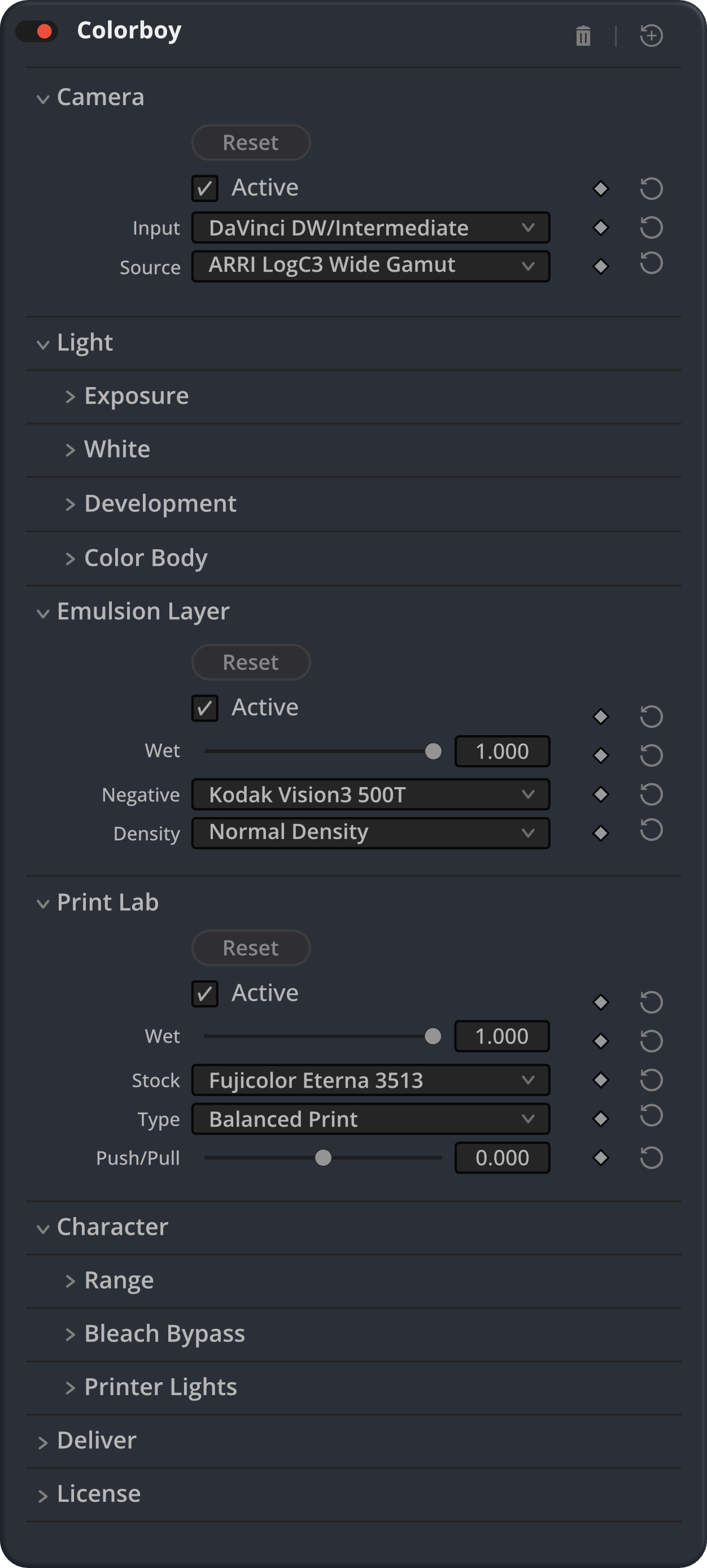 Colorboy plugin interface