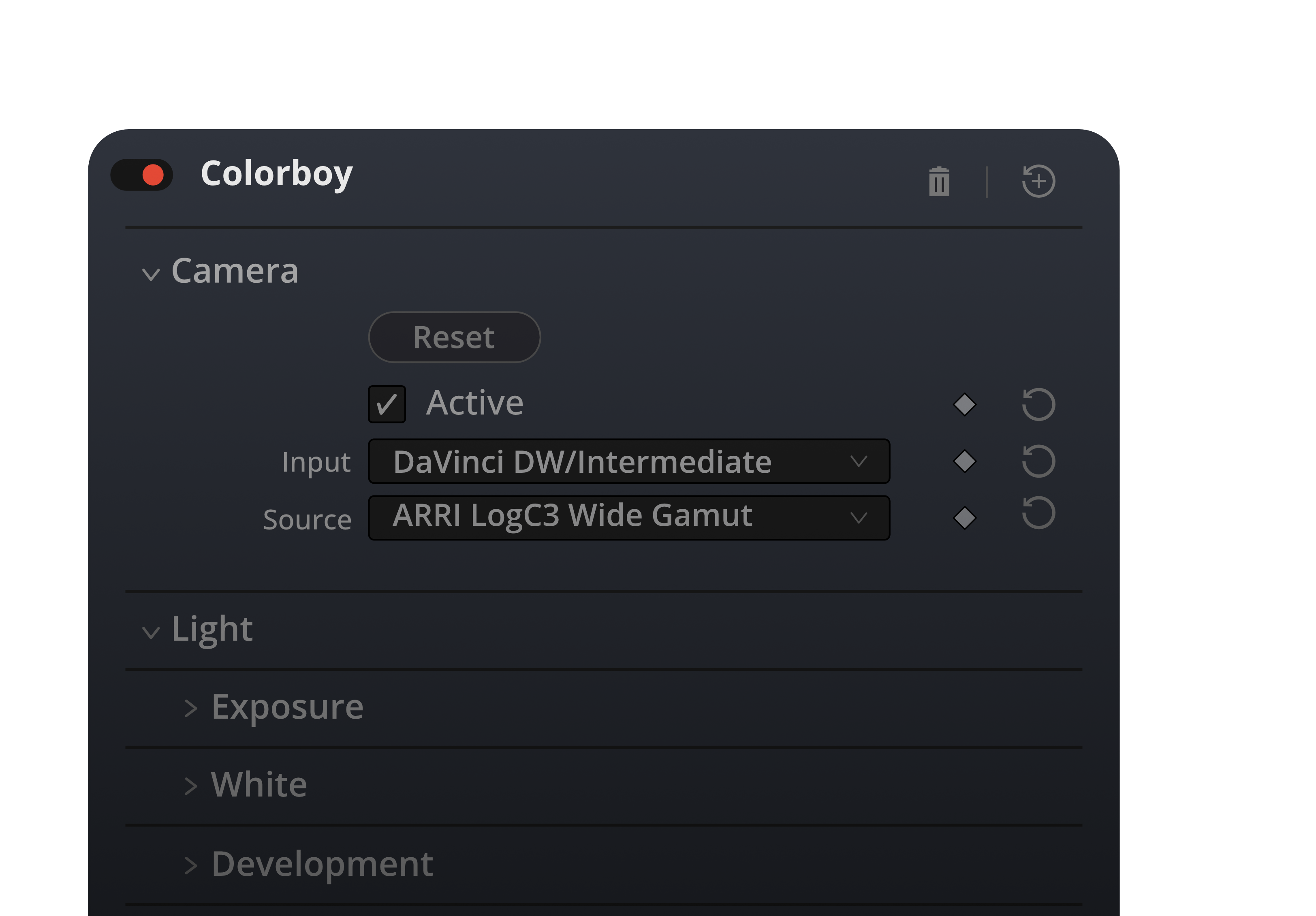 Colorboy plugin interface